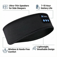 WaveBandzz Bluetooth Headband – Ultra-Thin, Lightweight, Long-Lasting